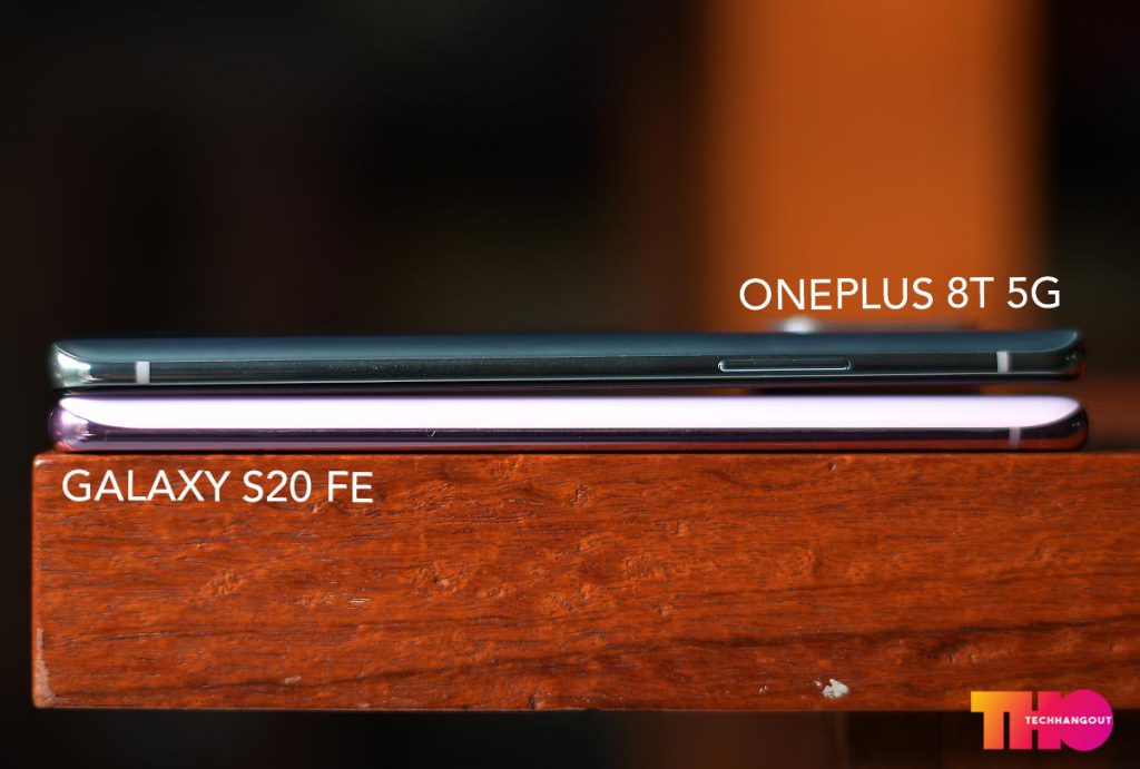 one plus 8t vs samsung s20 fe 5g