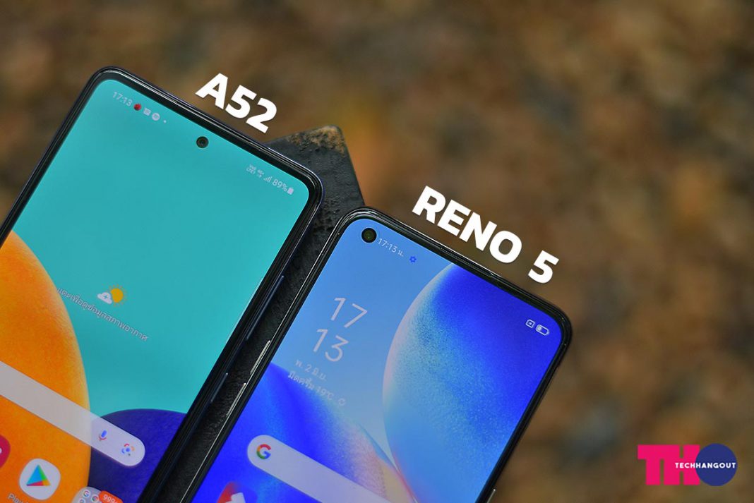 oppo reno4 z vs samsung a51